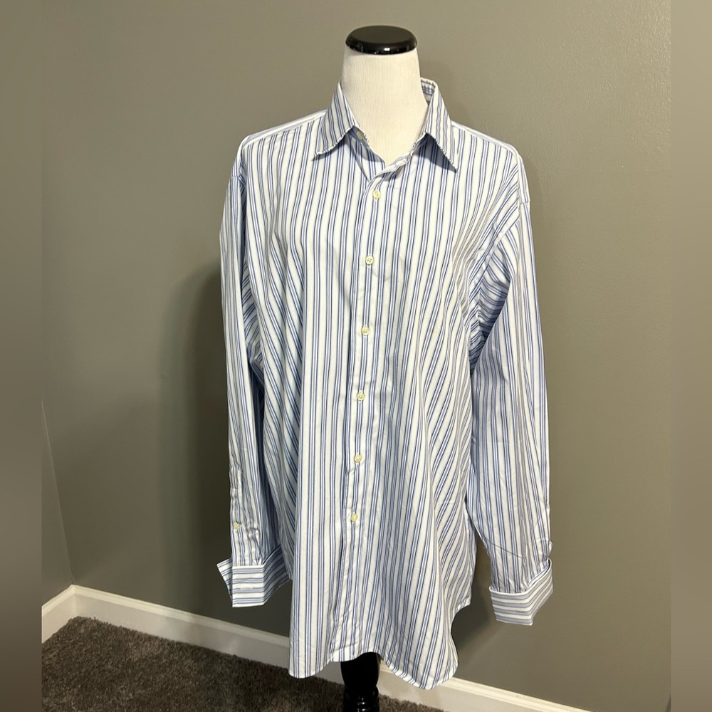 Polo, Ralph, Lauren, cruham classic fit men’s button down dress shirt